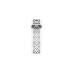 Double Stepped-Edge Sculptural Flat Band