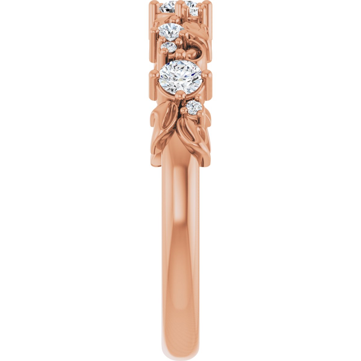 Sculptural Anniversary Band