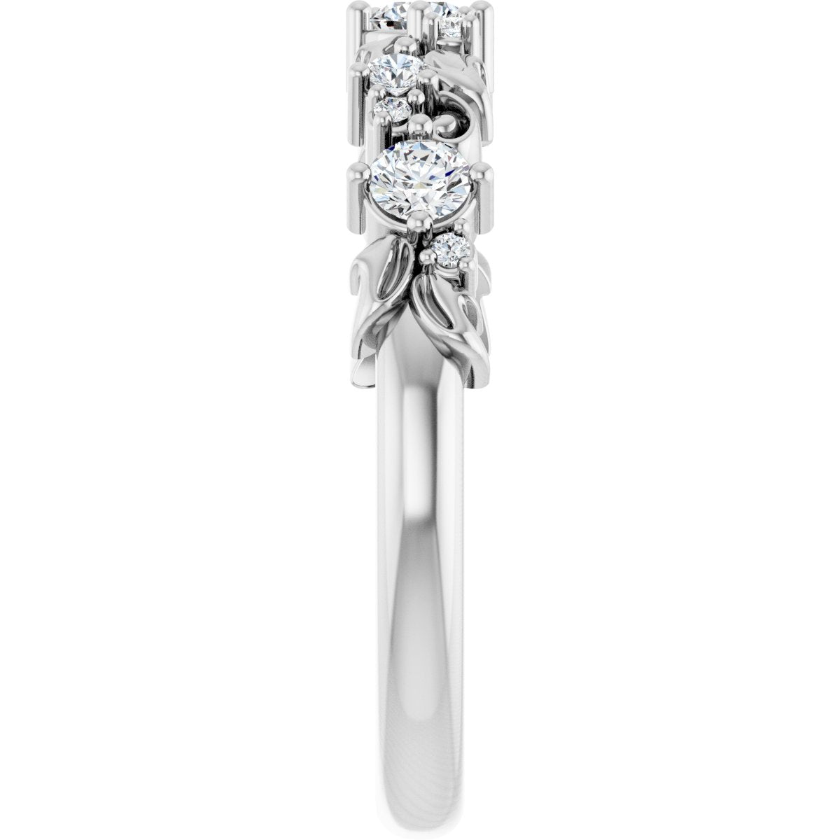 Sculptural Anniversary Band