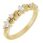 Sculptural Anniversary Band