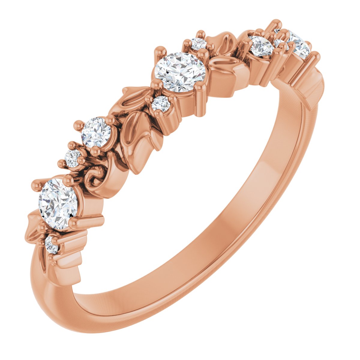 Sculptural Anniversary Band