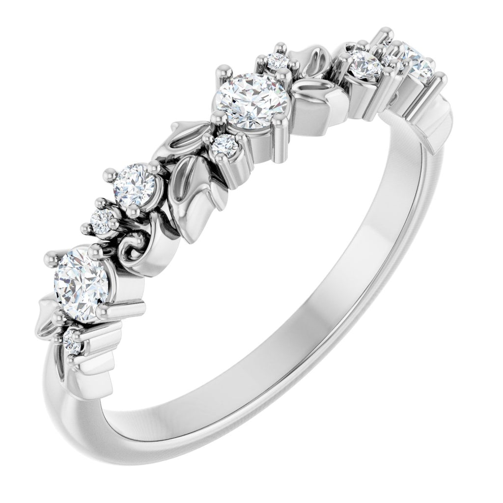 Sculptural Anniversary Band