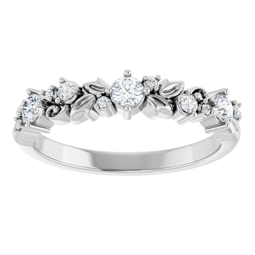 Sculptural Anniversary Band