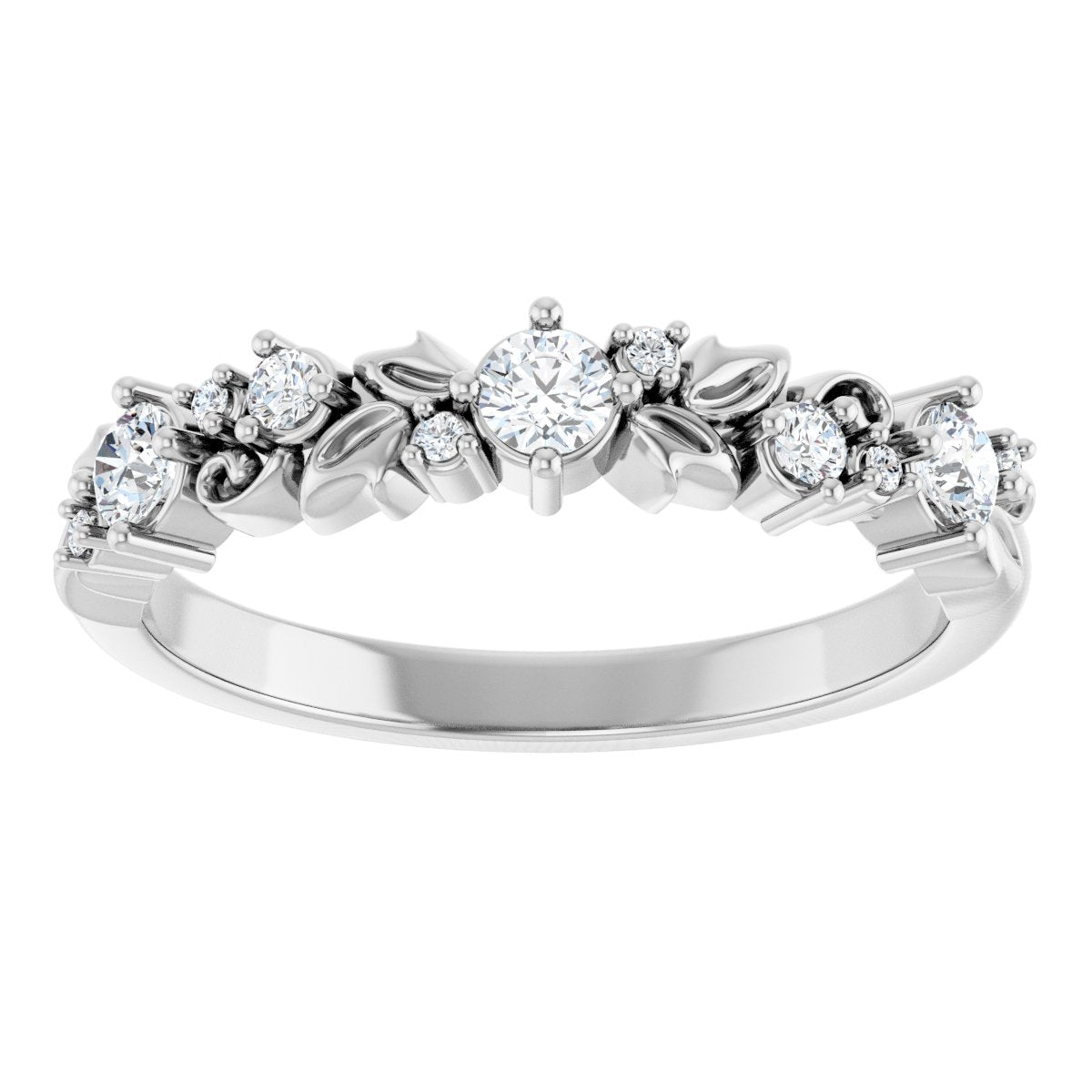 Sculptural Anniversary Band