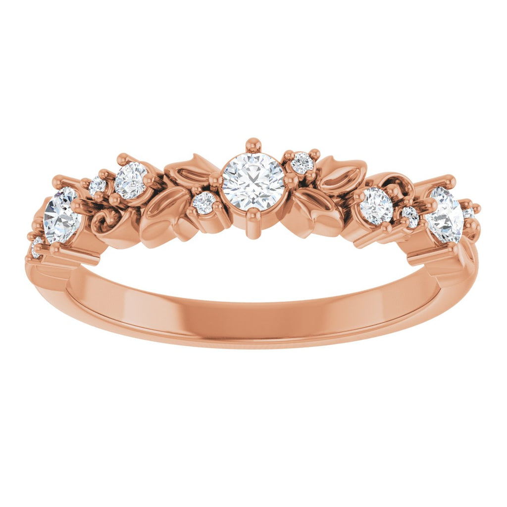 Sculptural Anniversary Band