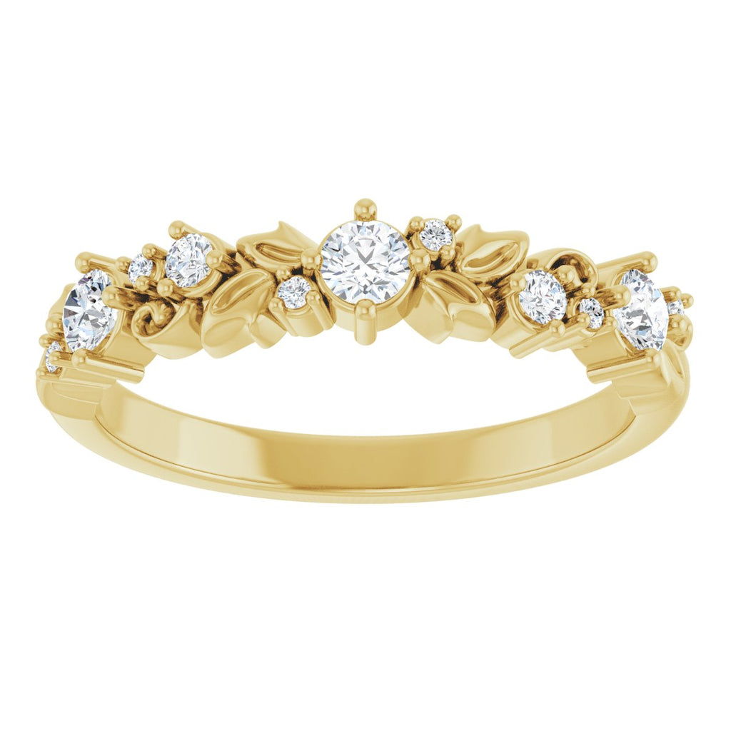 Sculptural Anniversary Band
