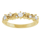 Sculptural Anniversary Band