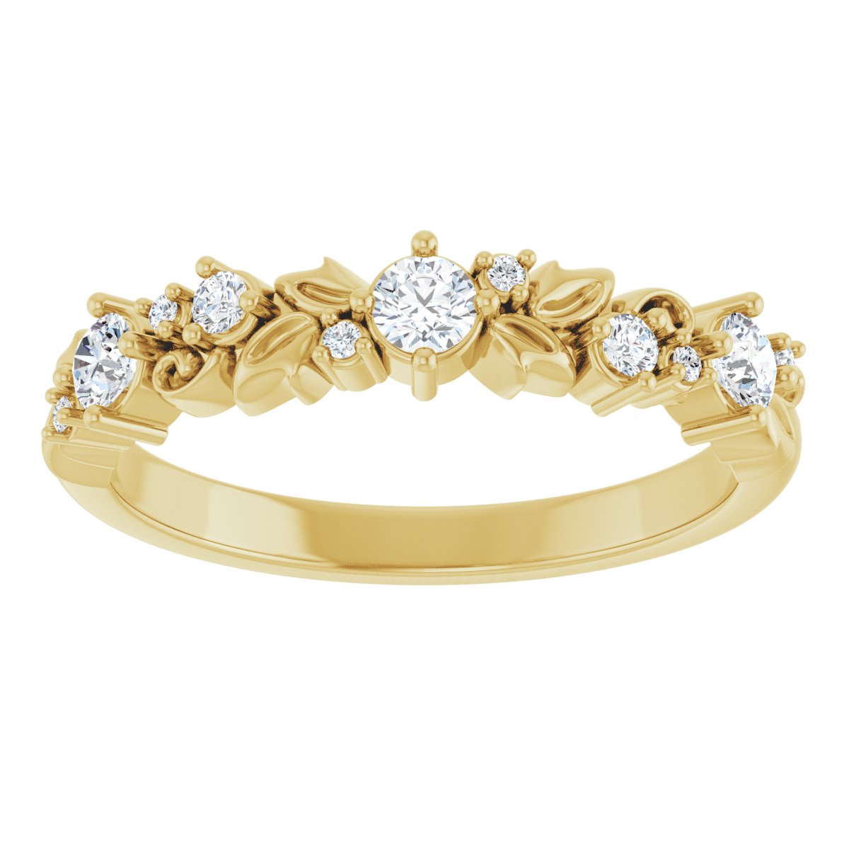 Sculptural Anniversary Band