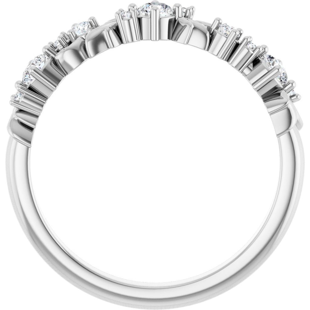 Sculptural Anniversary Band