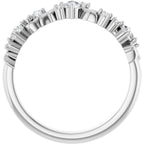 Sculptural Anniversary Band