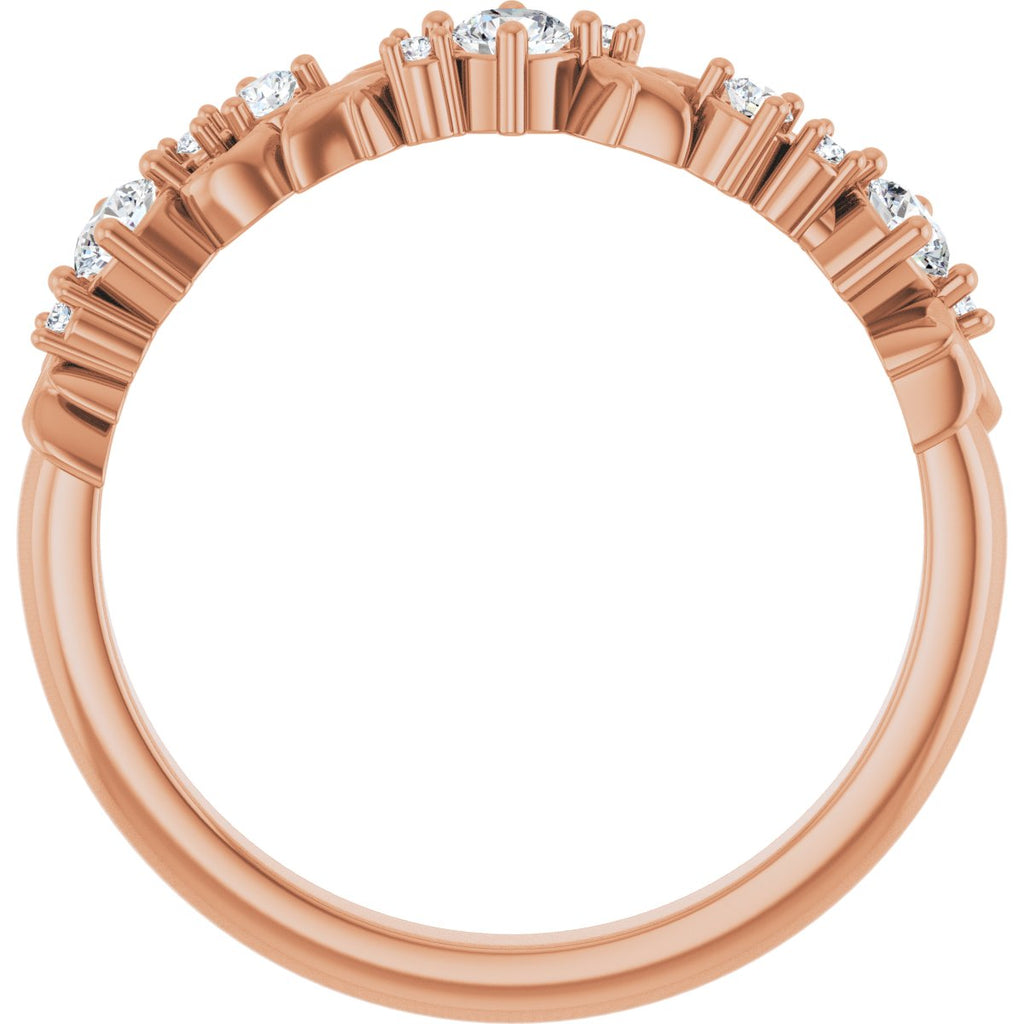 Sculptural Anniversary Band