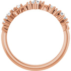 Sculptural Anniversary Band