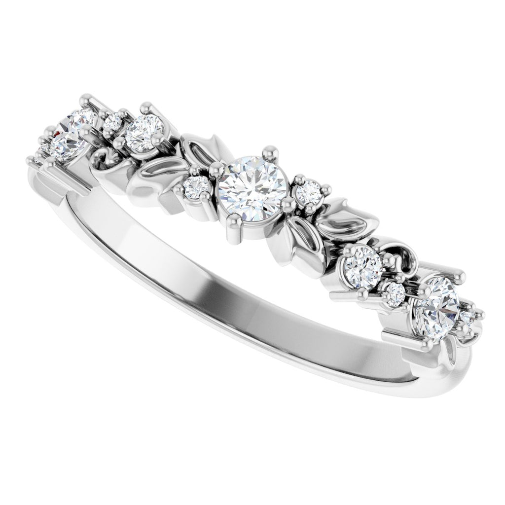 Sculptural Anniversary Band