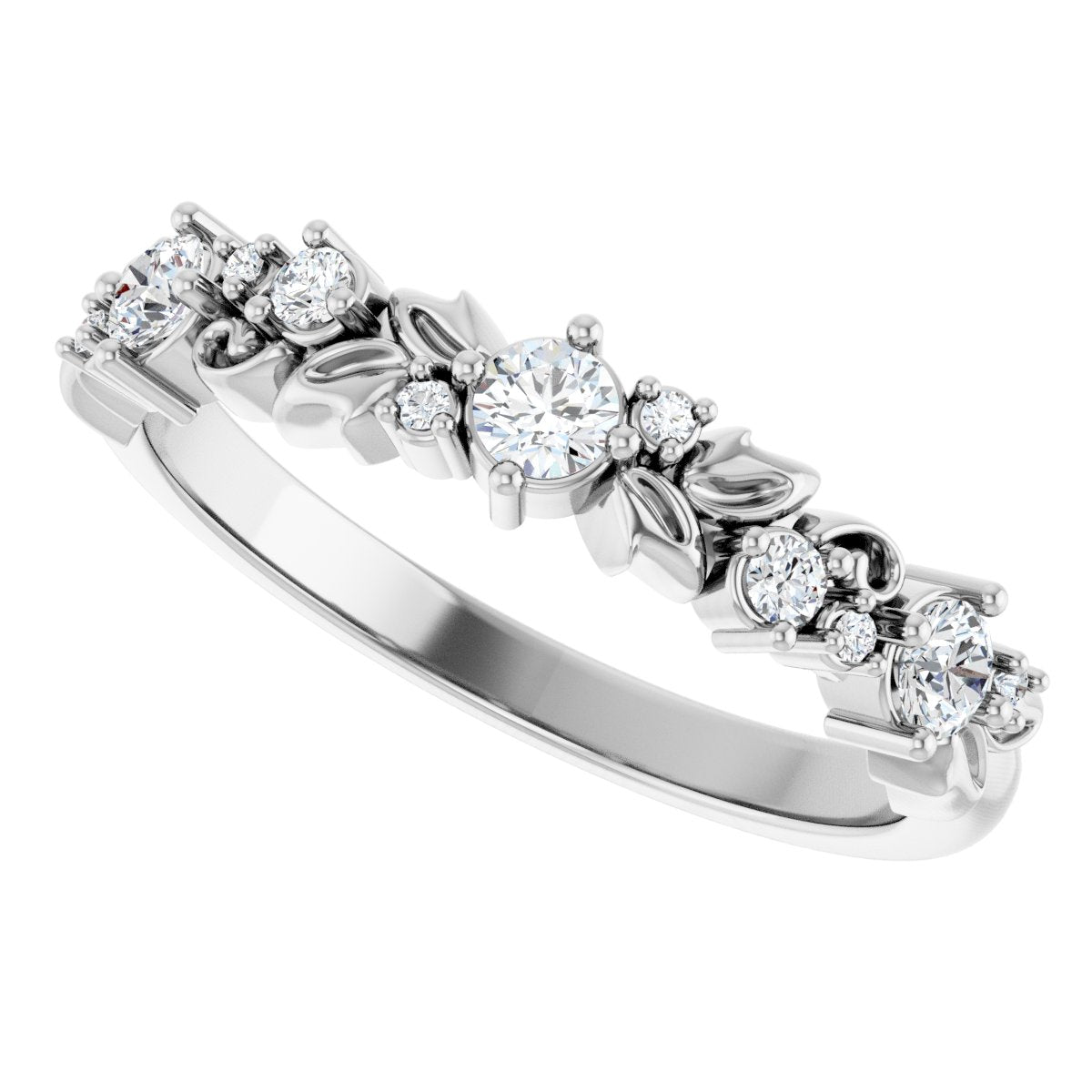 Sculptural Anniversary Band