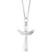 Angel Wing Cross Necklace or Pendant