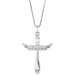 Angel Wing Cross Necklace or Pendant