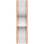 Grooved Comfort-Fit Accented Flat Band