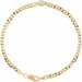 Bezel-Set Solitaire Curb Link Bracelet