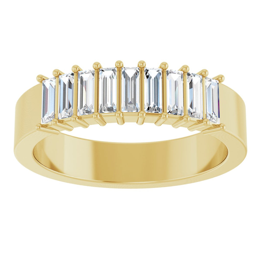 Nine-Stone Anniversary Band