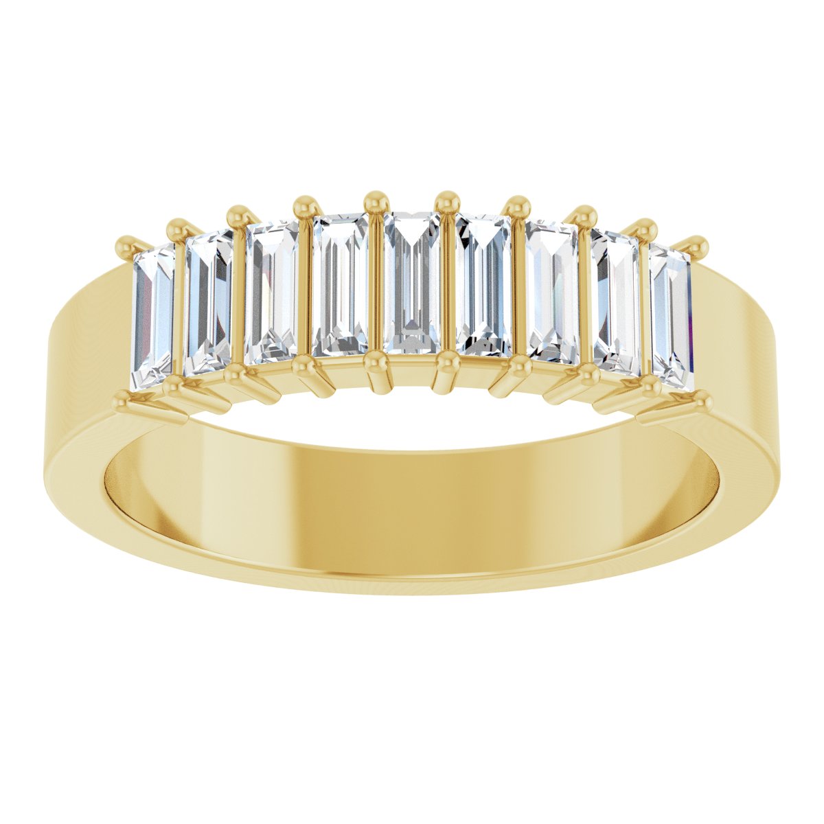 Nine-Stone Anniversary Band