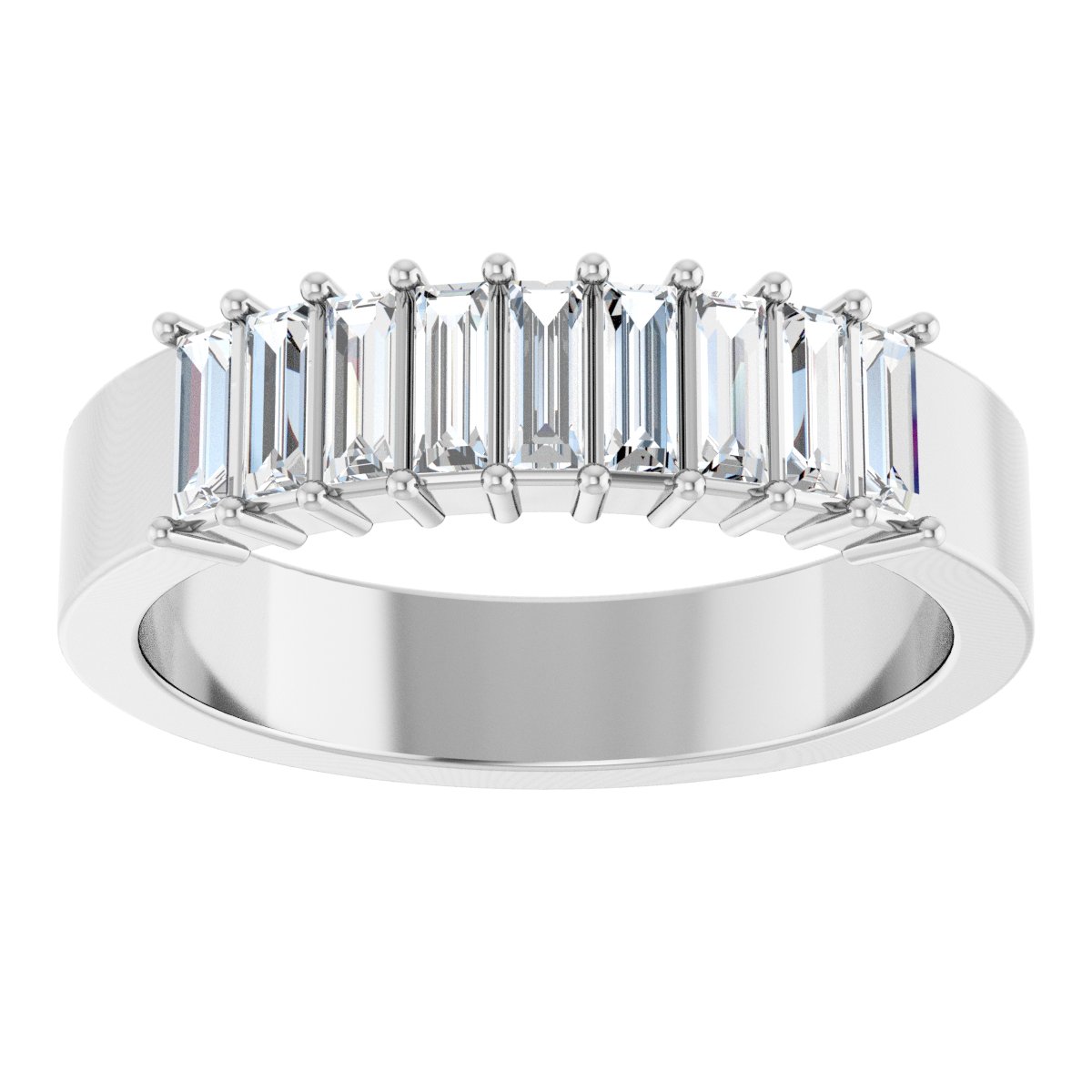 Nine-Stone Anniversary Band