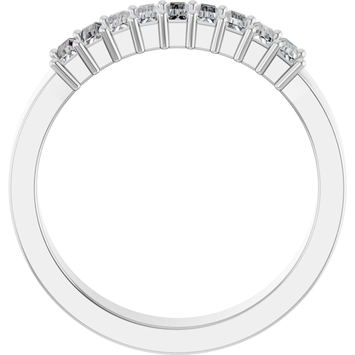 Nine-Stone Anniversary Band