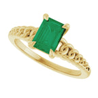 Claw-Prong Chain Link Ring