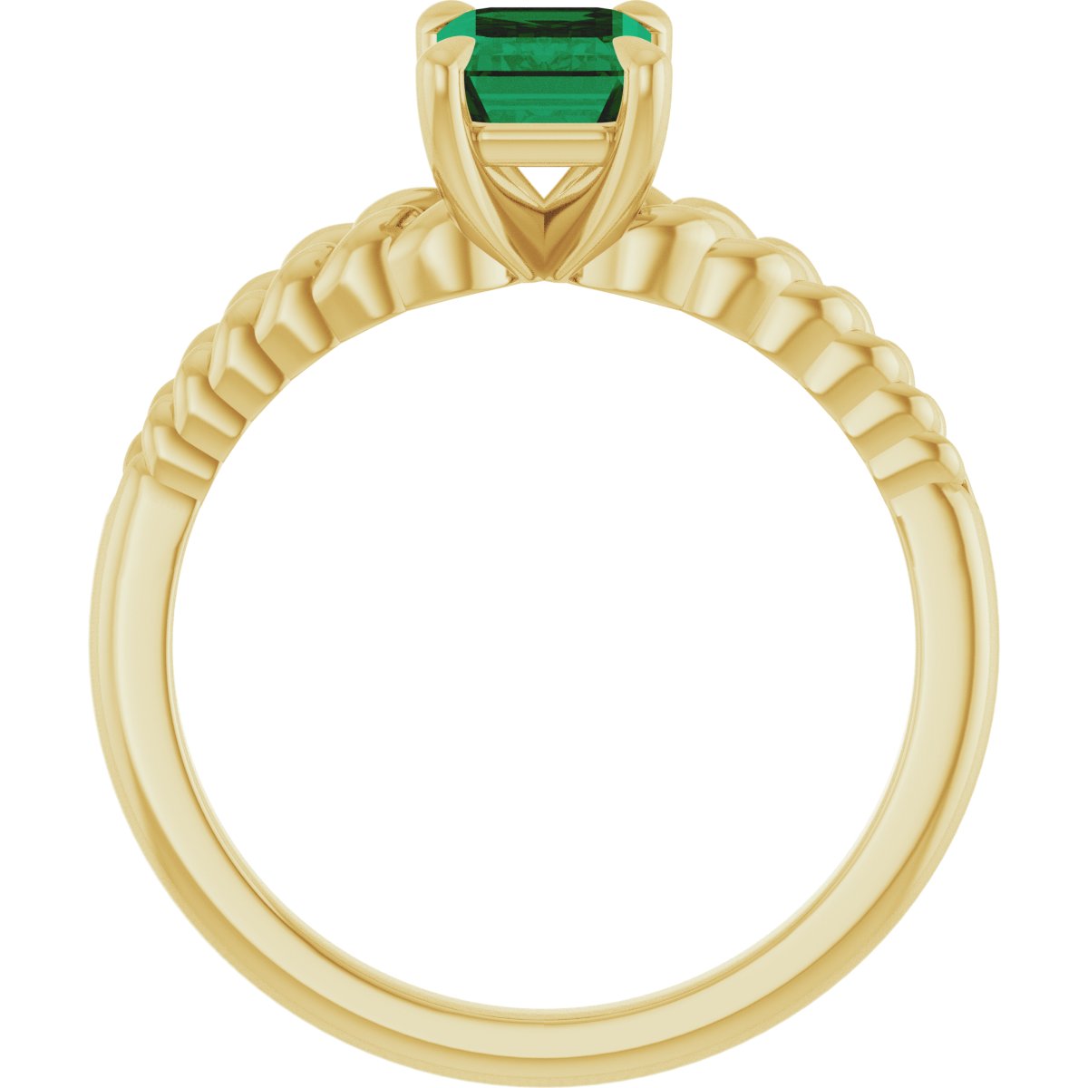 Claw-Prong Chain Link Ring