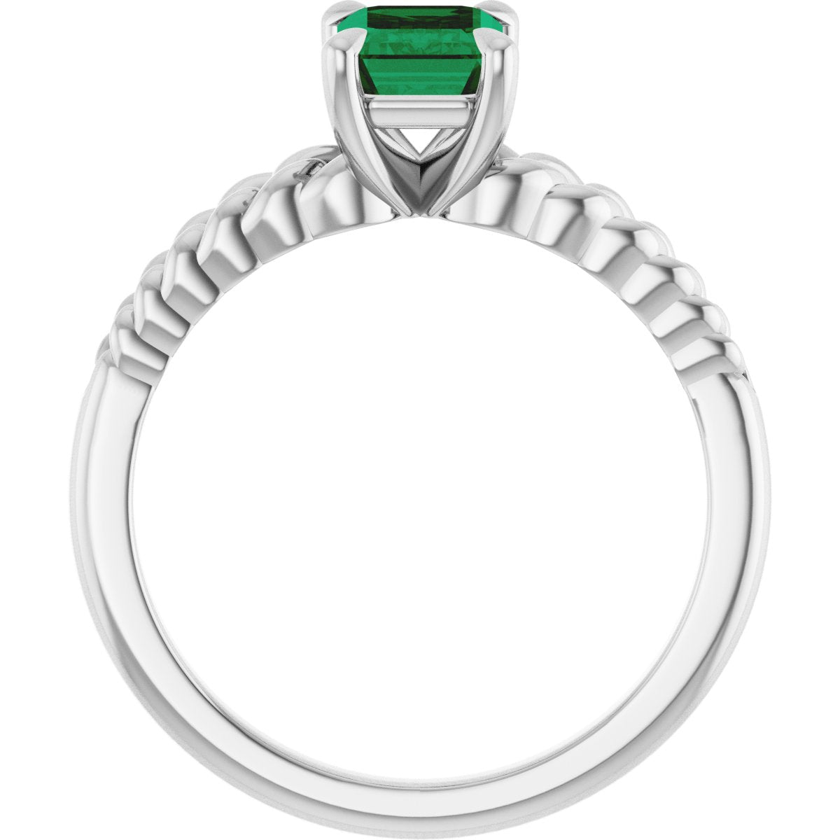 Claw-Prong Chain Link Ring