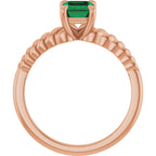 Claw-Prong Chain Link Ring