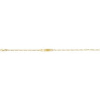 Adjustable Identification Figaro Bracelet