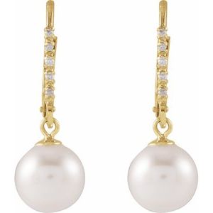 Accented Pearl Earrings