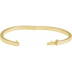 Engravable Hinged Bangle Bracelet