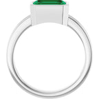 Bezel-Set Solitaire Ring