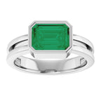 Bezel-Set Solitaire Ring