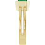 Bezel-Set Solitaire Ring