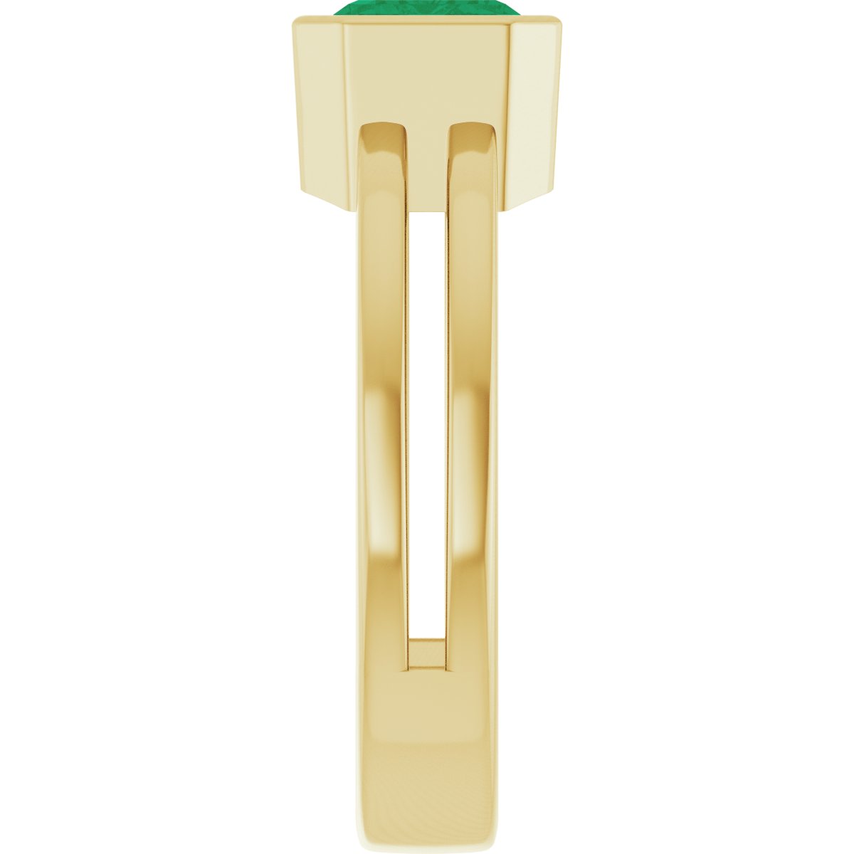 Bezel-Set Solitaire Ring
