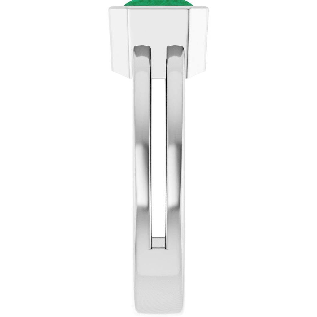Bezel-Set Solitaire Ring