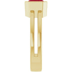 Bezel-Set Solitaire Ring