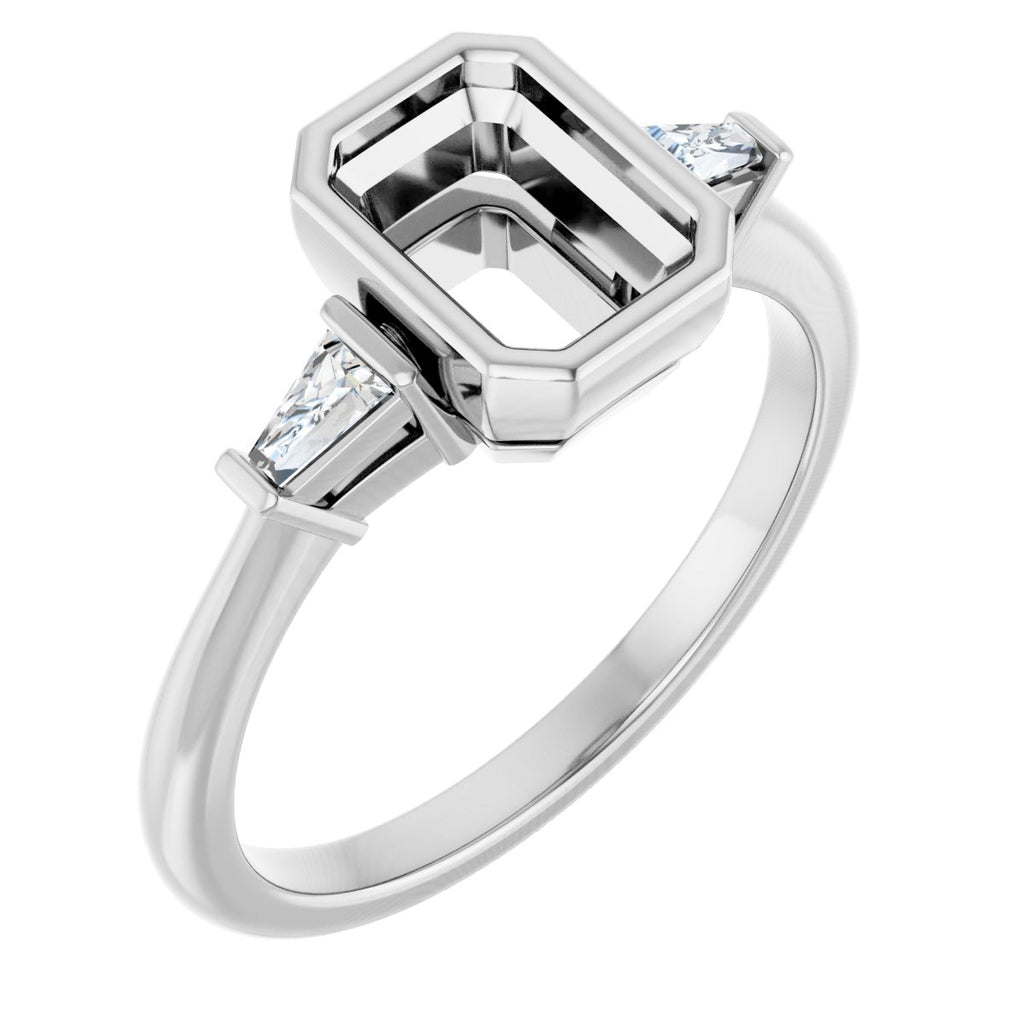 Bezel-Set Engagement Ring
