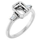 Bezel-Set Engagement Ring