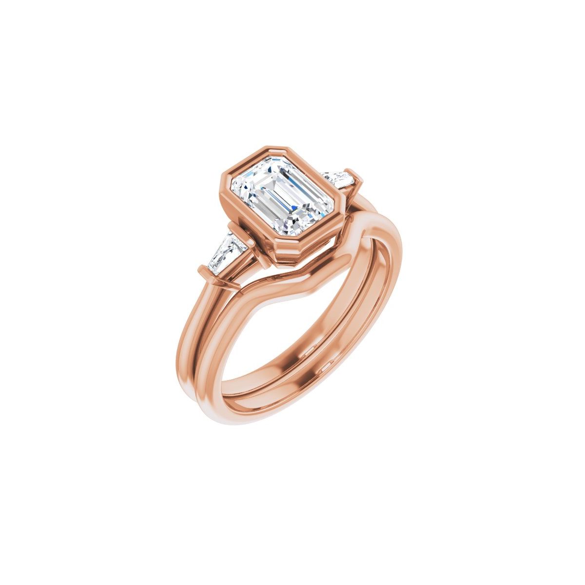 Bezel-Set Engagement Ring