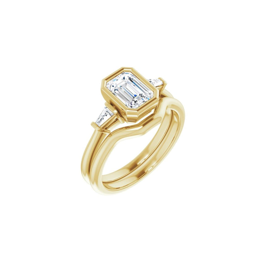 Bezel-Set Engagement Ring