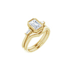Bezel-Set Engagement Ring