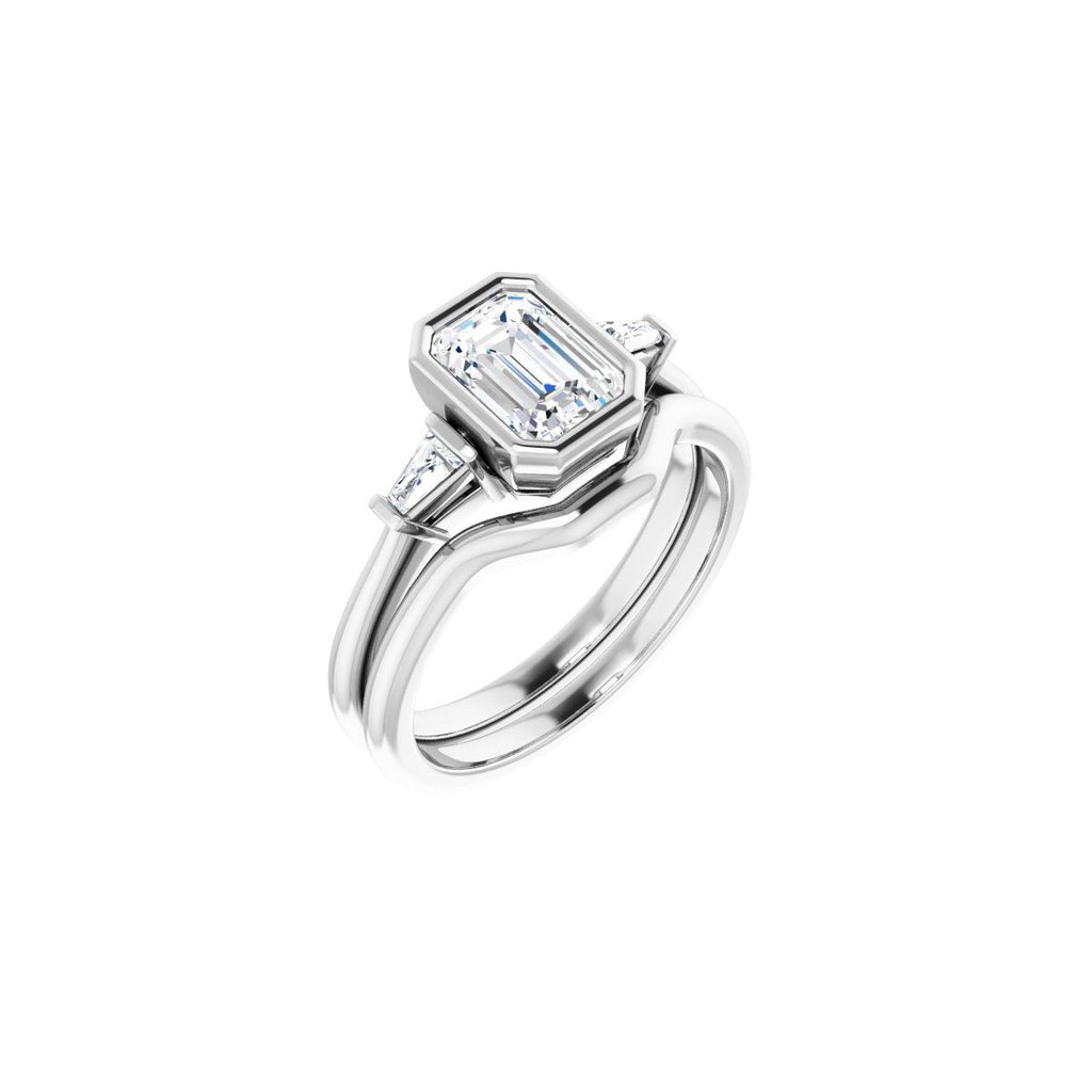 Bezel-Set Engagement Ring