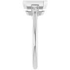 Bezel-Set Engagement Ring