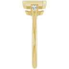 Bezel-Set Engagement Ring