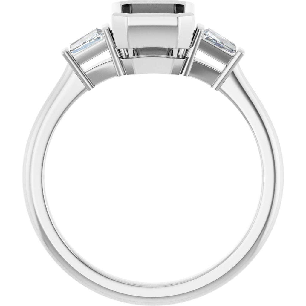 Bezel-Set Engagement Ring