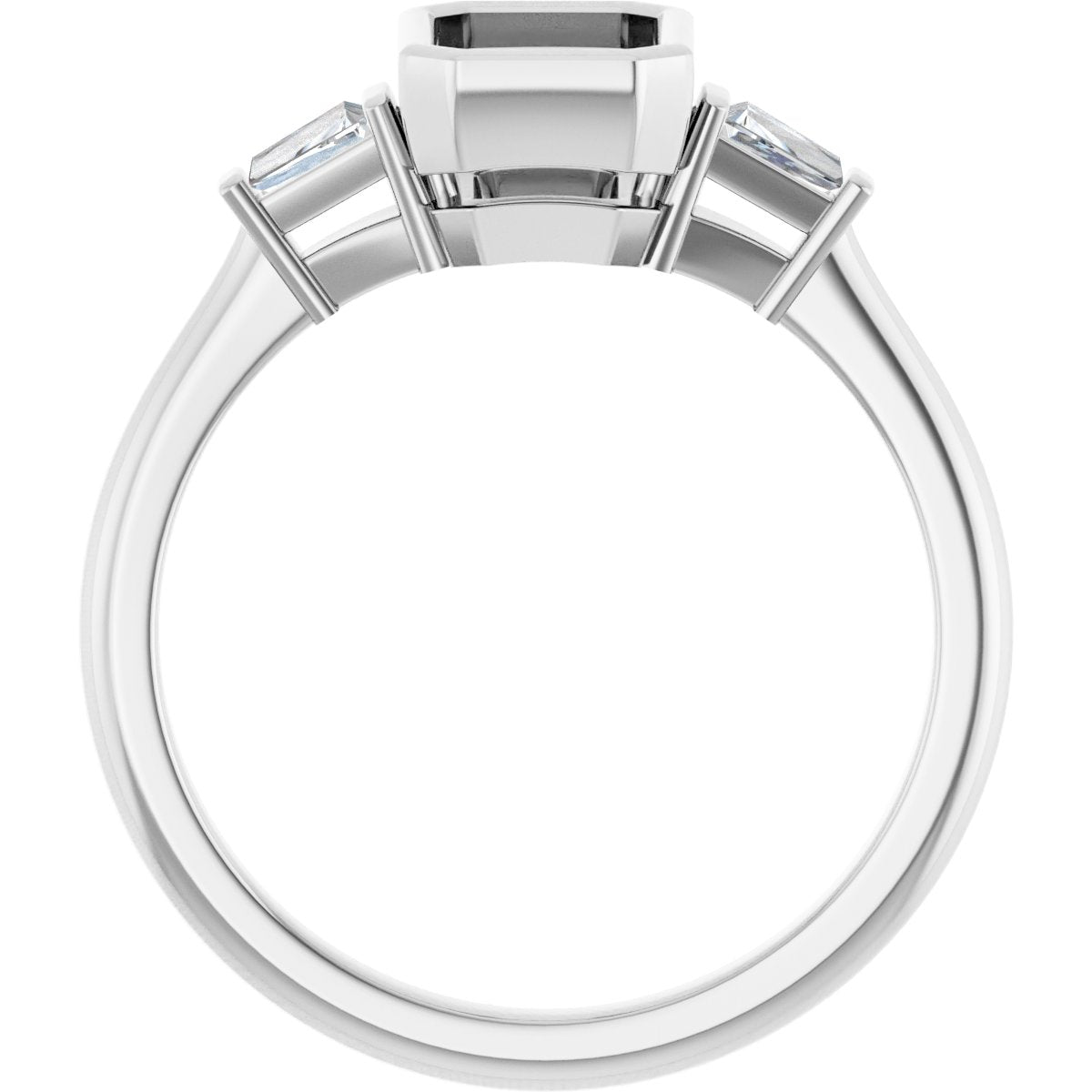 Bezel-Set Engagement Ring