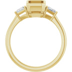 Bezel-Set Engagement Ring
